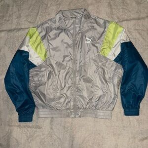 Puma Silver Windbreaker Jacket